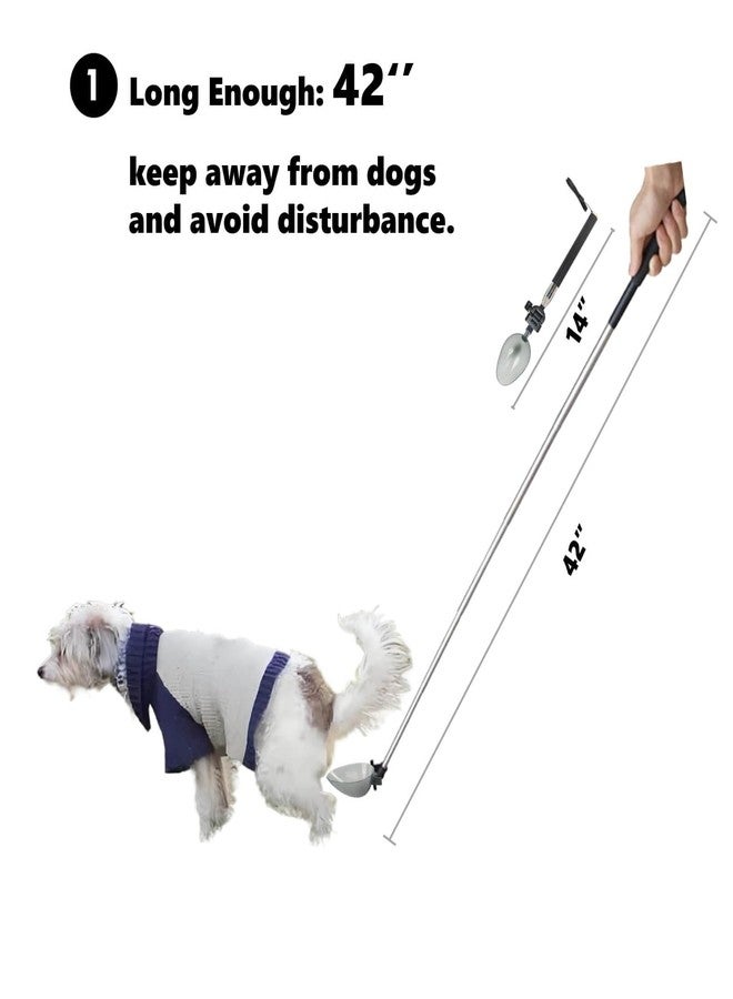 iNenya Dog Urine Sample Catcher，Telescopic Dog Pee Sample Collector，Pet Urine Stick for Small Large Female Dogs (Grayspoon&4bottles) - Image 3